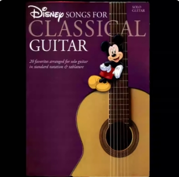 迪士尼歌曲20首 Disney Songs for Classical Guitar 古典吉他独奏曲集 海伦德原版乐谱书
