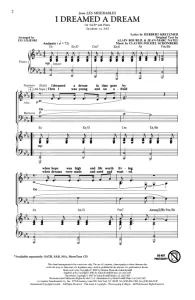 商品为SAB 三声部合唱线谱 悲惨世界 I Dreamed A Dream 混声合唱谱 有试听-云音圈