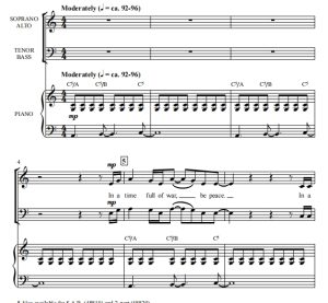 商品为SATB 四声部合唱线谱 成为一束光 Be a Light  混声流行合唱谱 有试听-云音圈