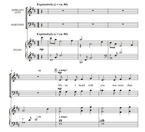 商品为合唱线谱 我听到的音乐 Music I Heard SAB 三声部混声合唱  有试听-云音圈