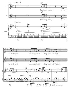 商品为合唱线谱 我所能改变的 What I Can Change SA 二声部童声合唱+钢琴  有试听-云音圈