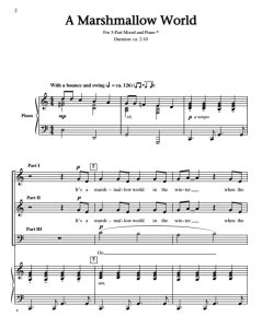 商品为合唱伴奏音频mp3 棉花糖的世界 A Marshmallow World 吉尔平版 合唱伴奏音频 有试听-云音圈