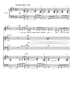 商品为SATB 四声部合唱线谱 欢乐合唱团 Forget You 赫夫版 混声流行合唱谱 有试听-云音圈