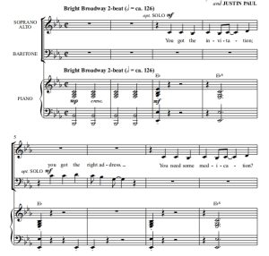 商品为SAB 三声部合唱线谱 爱乐之城 Someone in the Crowd 混声合唱谱 有试听-云音圈