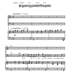 商品为伴奏音频 牙买加民歌 太多牢骚 Grumble Too Much 合唱 有试听-云音圈