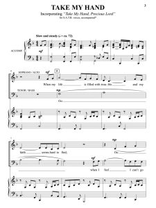 商品为SATB 四声部合唱线谱 牵起我的手 Take My Hand  混声合唱+钢琴谱 有试听-云音圈