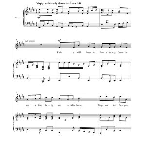 商品为合唱伴奏音频mp3 班伯里十字 Banbury Cross 合唱伴奏音频 有试听-云音圈