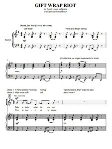 商品为合唱伴奏音频mp3 礼物包装大骚动 Gift Wrap Riot 贝克版 合唱伴奏音频 有试听-云音圈