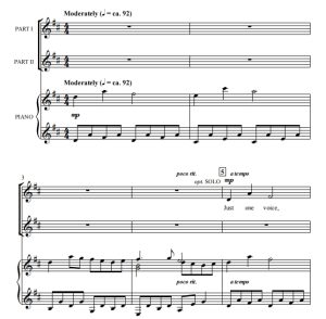 商品为SA 二声部合唱线谱 让世界充满音乐 Fill the World with Music 瓦戈纳版 童声女声合唱谱 有试听-云音圈