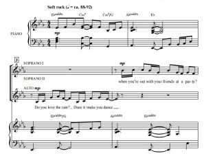 商品为SSA 三声部合唱线谱 贾斯汀比伯 10,000 Hours  童声女声流行合唱谱 有试听-云音圈