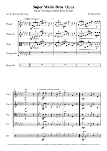 超级马里奥兄弟 Super Mario Bros. Opus 弦乐四重奏  有试听-云音圈