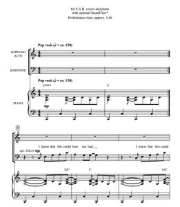 商品为SAB 三声部合唱线谱 酷玩乐队 feelslikeimfallinginlove 贝克版 混声合唱谱 有试听-云音圈