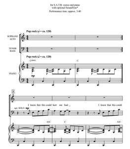 商品为SATB 四声部合唱线谱 酷玩乐队 feelslikeimfallinginlove 贝克版 混声合唱谱 有试听-云音圈