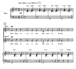 商品为合唱线谱 音乐之声 My Favorite Things 爱默生版 SAB 三声部混声合唱 有试听-云音圈