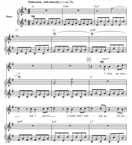 商品为合唱伴奏音频mp3 马戏之王 A Million Dreams 爱默生版 合唱伴奏音频 有试听-云音圈