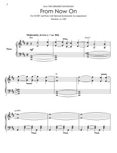 商品为合唱伴奏音频mp3 马戏之王 From Now On 爱默生版 合唱伴奏音频 有试听-云音圈