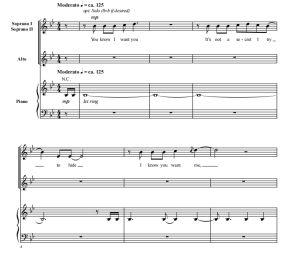 商品为SSA 三声部合唱线谱 马戏之王 Rewrite The Stars 童声女声合唱谱 有试听-云音圈