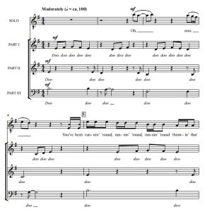 商品为SAB 三声部合唱线谱 Attention 夏尔普版 阿卡贝拉 混声合唱谱 有试听-云音圈