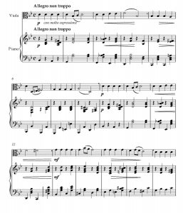 Chanson Triste 中提琴钢琴总分谱 带伴奏音频  有试听-云音圈