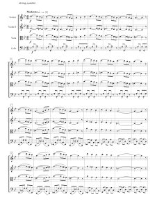 叉着腰  弦乐四重奏 总谱+分谱  有试听-云音圈