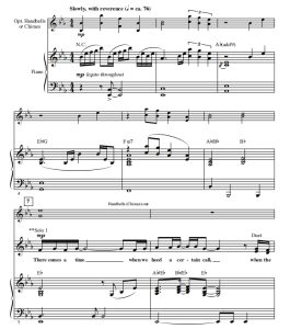 商品为SATB 四声部合唱线谱 We Are the World 海地25周年版 爱默生版 混声合唱谱 有试听-云音圈