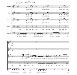 attention SATBB 五声部阿卡贝拉线谱-云音圈