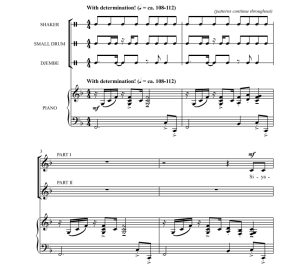 商品为SA 二声部合唱线谱 南非民歌 Siyahamba 约翰逊版 童声女声合唱谱 有试听-云音圈