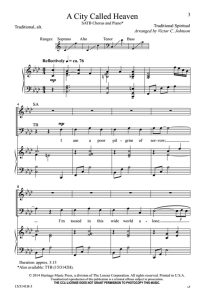 商品为合唱伴奏音频mp3 天堂之城 A City Called Heaven 约翰逊版版 合唱伴奏音频 有试听-云音圈