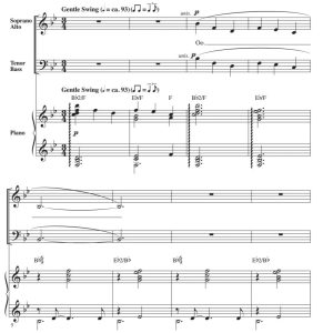 商品为SATB 四声部合唱线谱 平安夜 Silent Night 赫夫版 混声爵士合唱谱 有试听-云音圈