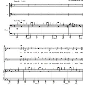 商品为SAB 三声部合唱线谱 我会告诉我妈妈 多林斯版 混声合唱谱 有试听-云音圈