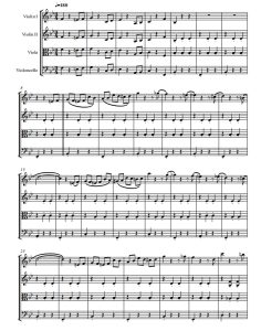 春之声圆舞曲 Voices of Spring 弦乐四重奏总谱 +分谱  有试听-云音圈