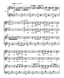 商品为合唱伴奏音频mp3 水仙花 The Daffodils 德雷南版 合唱伴奏音频 有试听-云音圈