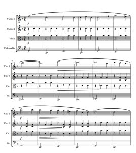 睡美人圆舞曲 Waltz from Sleeping Beauty 弦乐四重奏总谱+分谱 有试听-云音圈