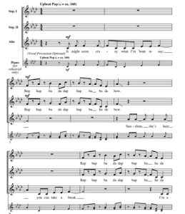 商品为SSA 三声部合唱线谱 神偷奶爸2 Happy 沙伦版 阿卡贝拉 无伴奏童声女声合唱谱 有试听-云音圈