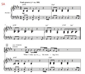 商品为SA 二声部合唱线谱 美好的一天 Lovely Day 吉布森版 童声女声合唱谱 有试听-云音圈