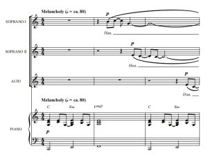 商品为SSA 三声部合唱线谱 芭比 What Was I Made For 贝克版 童声女声流行合唱谱 有试听-云音圈