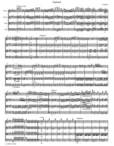 蝙蝠序曲 die fledermaus 弦乐四重奏总谱+分谱 有试听-云音圈