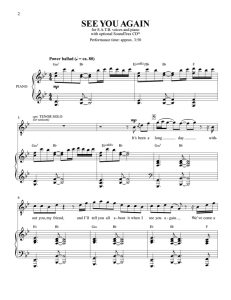 商品为合唱伴奏音频mp3 速度与激情7 See You Again 比林斯利版 合唱伴奏音频 有试听-云音圈