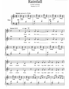 商品为合唱伴奏音频mp3 雨落 Rainfall 德雷南版 合唱伴奏音频 有试听-云音圈