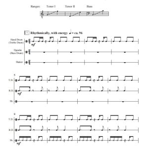 商品为TTB 三声部合唱线谱 非洲民歌 Bonse Aba 约翰逊版  男声合唱谱 有试听-云音圈