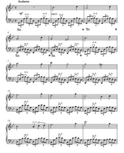 灵魂知道 钢琴独奏谱 有试听-云音圈