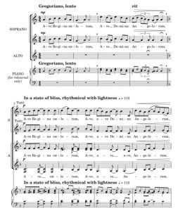 商品为SSA 三声部合唱线谱 Ave Regina Caelorum 阿内森版 阿卡贝拉 无伴奏童声女声合唱谱 有试听-云音圈