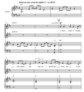 商品为SA 二声部合唱线谱 Belong Together 贝克版 童声女声合唱谱 有试听-云音圈