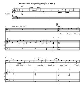 商品为SAB 三声部合唱线谱 Belong Together 贝克版  混声合唱谱 有试听-云音圈