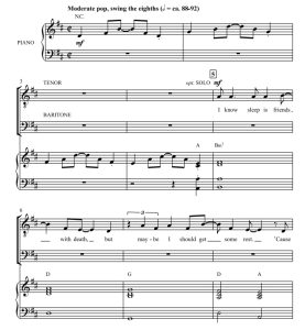 商品为TB 二声部合唱线谱 Belong Together 贝克版 男声合唱谱 有试听-云音圈