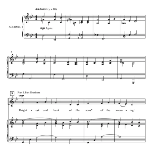 商品为合唱伴奏音频mp3 Brightest And Best 加里纳版 合唱伴奏音频 有试听-云音圈