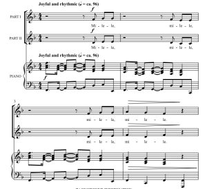 商品为SA 二声部合唱线谱 Bwana Awabariki 非洲民歌 格雷版 童声女声合唱谱 有试听-云音圈