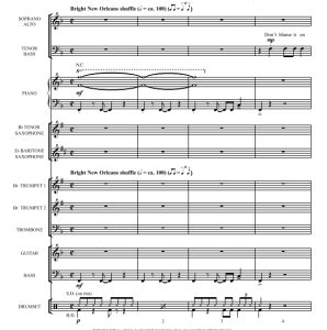 商品为伴奏总谱 Don't Blame It on Me 扎诺版 流行合唱伴奏总谱 有试听-云音圈