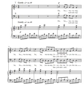 商品为TB 二声部合唱线谱 Ho, Ho, Watanay 吉尔平版 男声合唱谱 有试听-云音圈