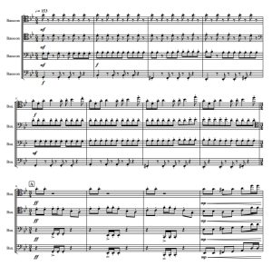 Lace 巴松管四重奏 总谱+分谱 有试听-云音圈